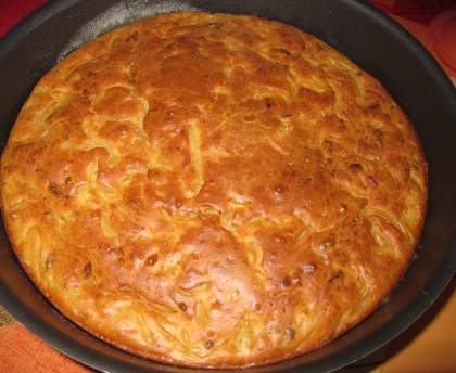 Gâteau au yaourt salé au chorizo