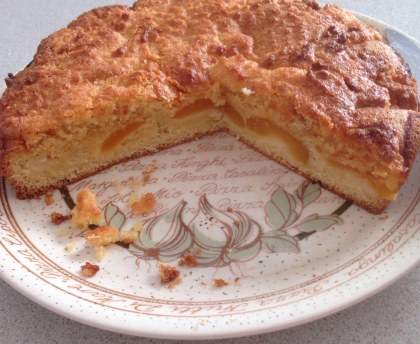 Gâteau aux abricots et à la noix de coco