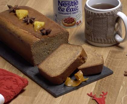 Gâteau aux épices au lait concentré sucré