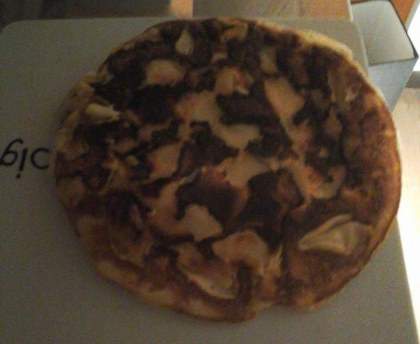 Gâteau aux fruits à la poêle