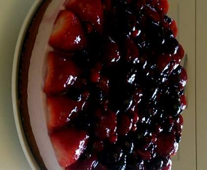 Gâteau aux fruits rouges