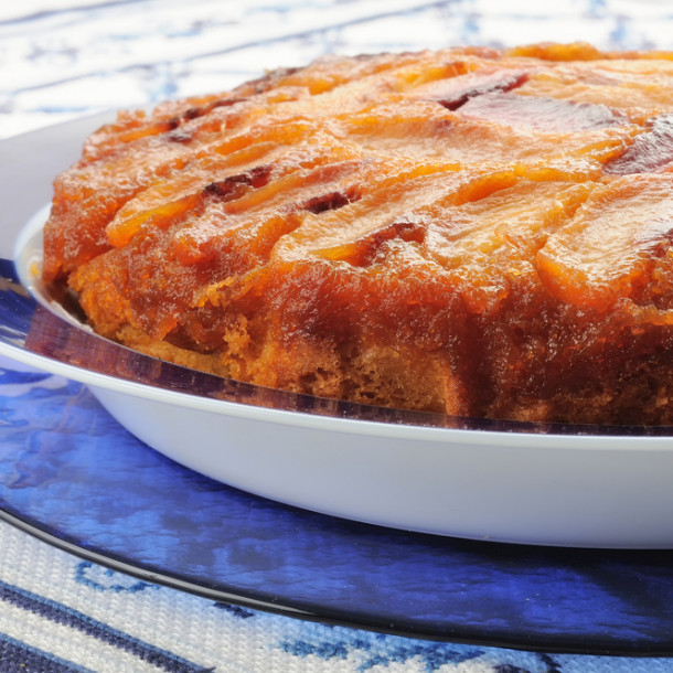 Gâteau aux pêches au Thermomix