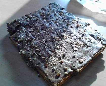 gâteau aux petits beurres et au chocolat