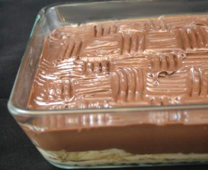 Gâteau aux 'petits bruns' (petits beurres)