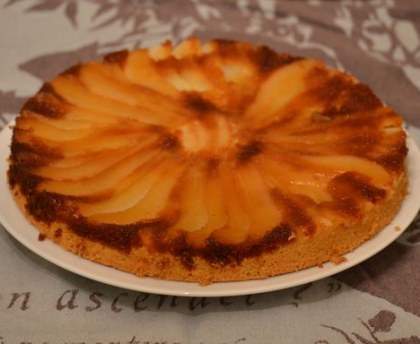 Gâteau aux poires façon tatin