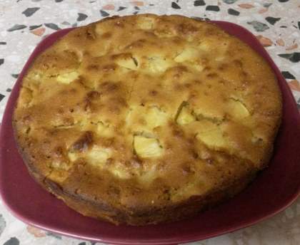 Gâteau aux pommes caramélisé au miel