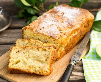 Gâteau aux pommes sans gluten ni lactose