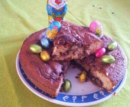 Gâteau aux restes de pâques