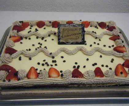 Gâteau aux trois chocolats