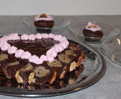 Gâteau choco bananes noix de RobinCook