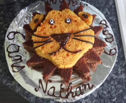 Gâteau d'anniversaire Lion