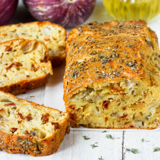 Gâteau d'aubergines à la tomate
