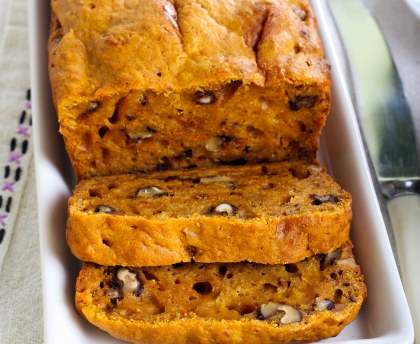 Gâteau de citrouille à la farine de chataîgnes