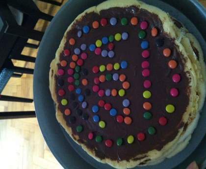 Gâteau de crêpes au Nutella