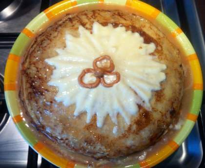 Gâteau de crêpes mascarpone-caramel beurre salé