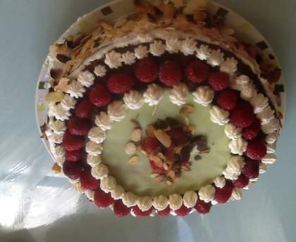 Gâteau de framboisier
