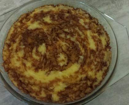 Gâteau de riz nappé de caramel