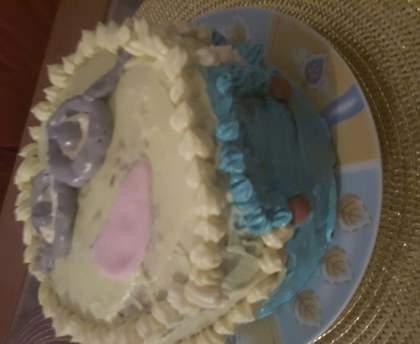 Gâteau de Savoie à la crème au beurre