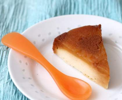 Gâteau de semoule aux pommes caramélisées