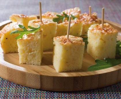 Gâteau de semoule revisité au comté