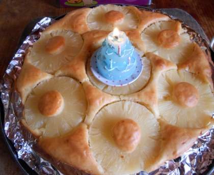 Gâteau exquis à l'ananas