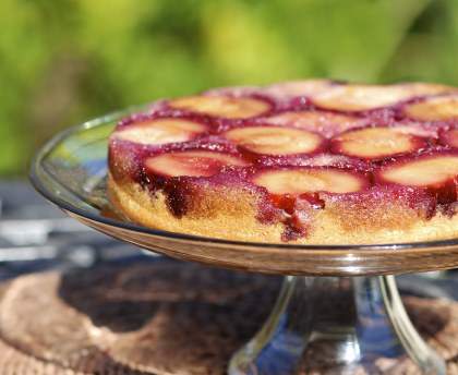 gâteau fondant aux prunes de missc