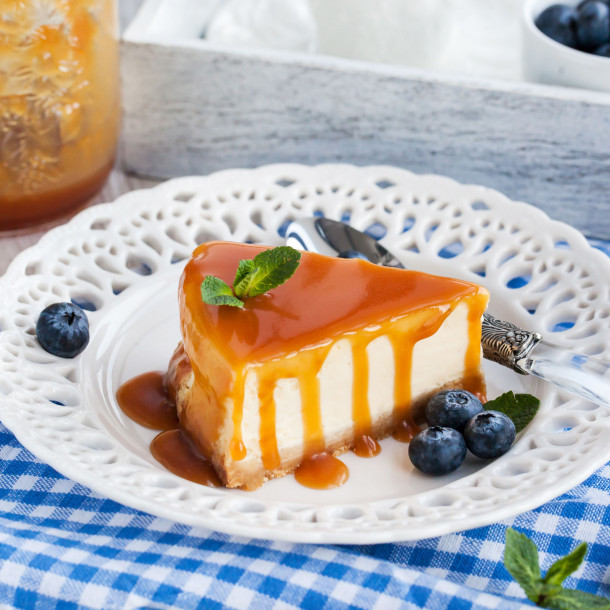 Gâteau frigo au caramel au beurre salé