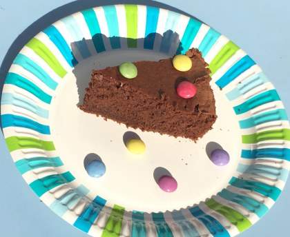 Gâteau léger au chocolat noir