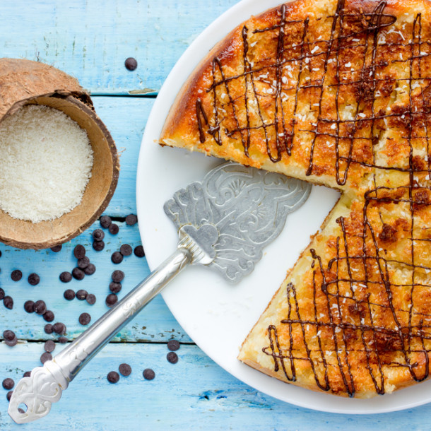 Gâteau magique à la noix de coco au Thermomix
