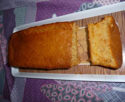 Gâteau mangue et lait ribot