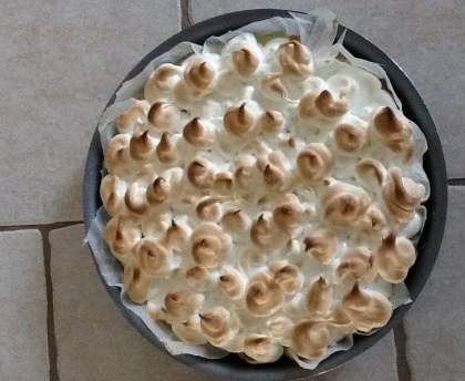 Gâteau meringué glacé