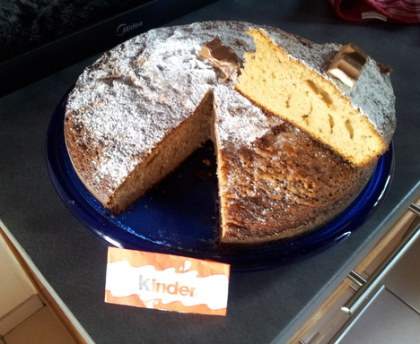 Gâteau moelleux au Kinder (en 10 étapes)