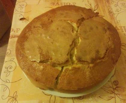 Gâteau moelleux au yaourt aux pommes 