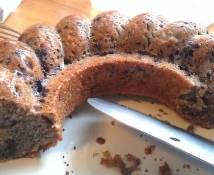 Gâteau moelleux aux myrtilles