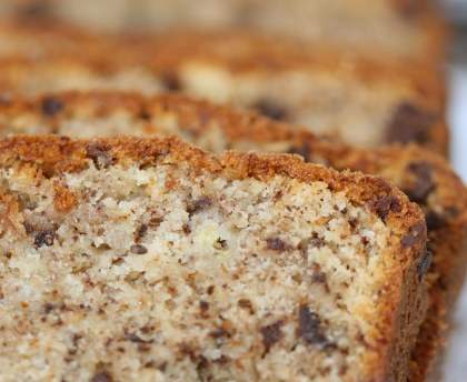 Gateau moelleux bananes chocolat