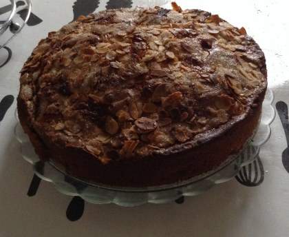Gâteau pomme-cannelle-amandes