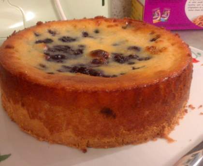 Gâteau pommes myrtilles amandes