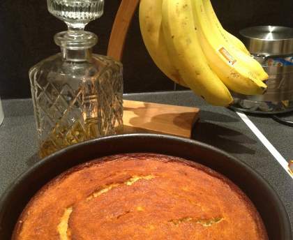 Gâteau rhum banane façon cuba