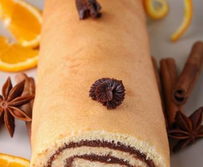 Gâteau roulé au chocolat de Mémé Raymonde
