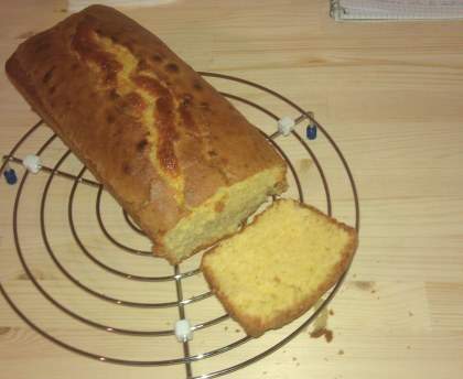 Gâteau yaourt et couche 'croquante' chocolat noir 