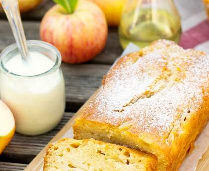 Gâteau yaourt pommes sans sucre