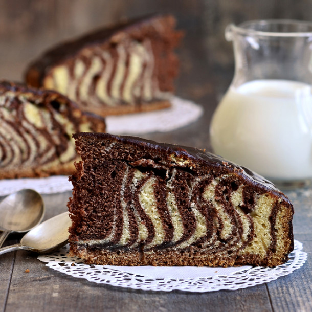 Gâteau zèbre au Cookeo
