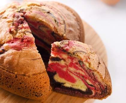 Gâteau zébré