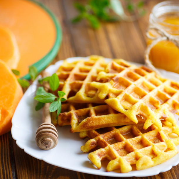 Gaufre au potimarron