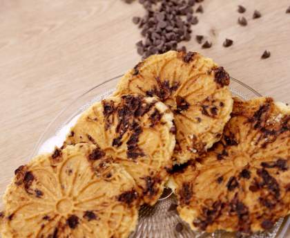 Gaufre façon cookie