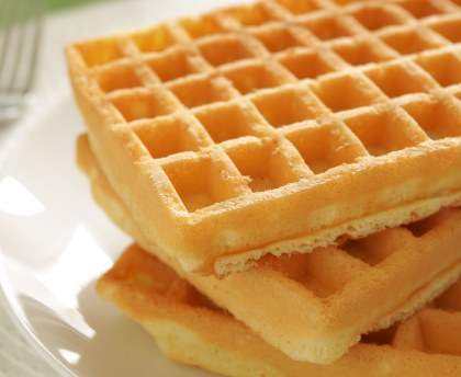 Gaufres à la fleur d'oranger