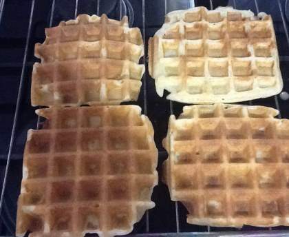 gaufres à la vanille