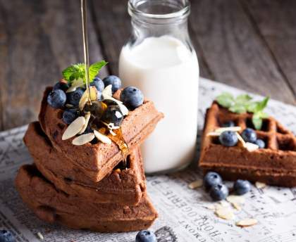 Gaufres au chocolat