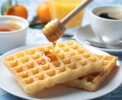 Gaufres au miel