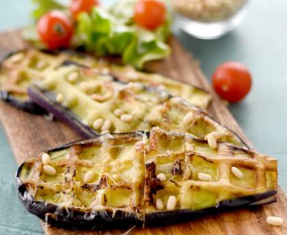 Gaufres d'aubergines